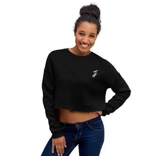 Women's Small Logo Crop Top Sweatshirt